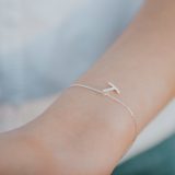 Anker mini sølvarmband
