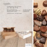 Konfekteske for 9 biter - pris pr sett kr 12,00 (kit á 10 stk)