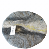 Sitteunderlag i filtet ull