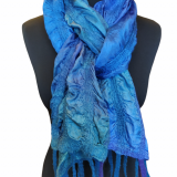 Deilig silkeskjerf med merinoull