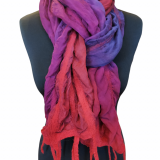 Deilig silkeskjerf med merinoull