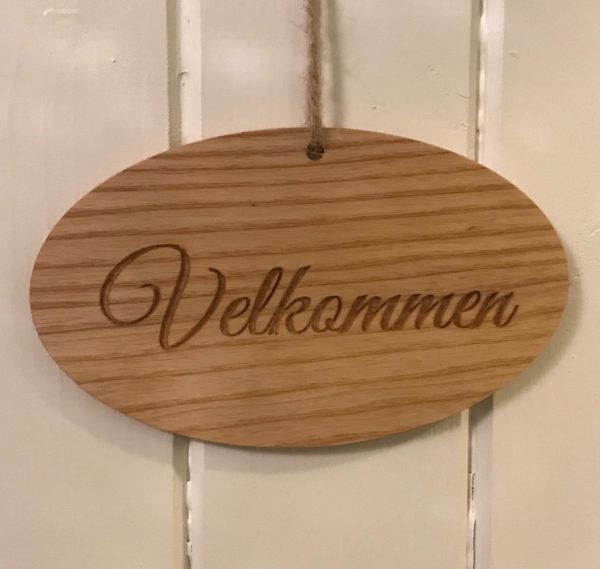 Velommen skilt