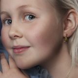 Svale øredobber mini heng gull- Swallow earrings mini gold