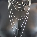 Ankerkjede 2,3mm 45 cm sølv