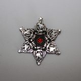 Northern Rose anheng med orange safir
