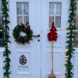 Julerødt ulltre (38 cm)