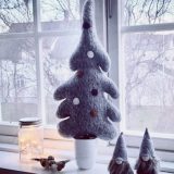 Lysgrå ulltre (38 cm)