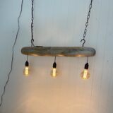 Taklampe - 3 pærer og drivved 87cm