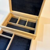 No.2 til bunad sølv bjørk med blått stoff