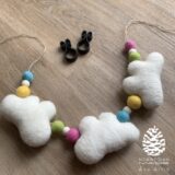 Vognlenke med hvite skyer