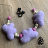 Vognlenke med lyslilla skyer