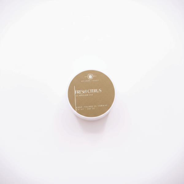 Botanisk Candle Naturlig Duftlys Fresh Citrus - 40 g